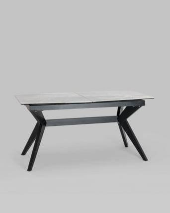 Стол обеденный Аркада раскладной 160-210x90 Керамика темная_0