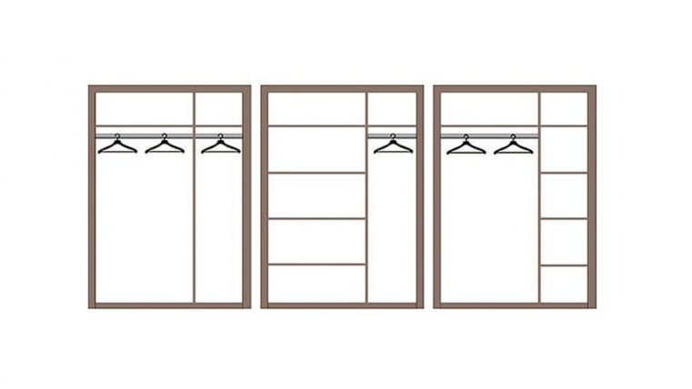 Шкаф для одежды Лючия 33.02 Бетон пайн белый Венге_1