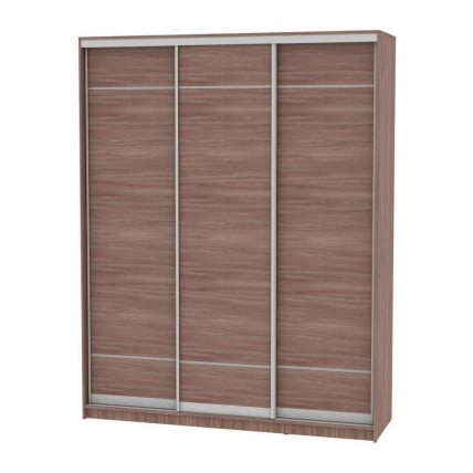 Шкаф-купе B-220х180х60-3(ЯШТ-D7D7D7)_0