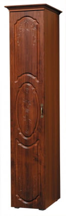 Шкаф однодверный с полками от набора для гостиной Грация 8.1 Венге/Дуб выбеленный_0