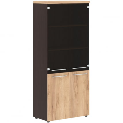 Шкаф комбинированный AHC 85.7 Дуб бофорд/Венге магия_0