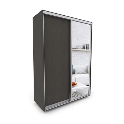 Шкаф-купе 2-х дверный Акцент-Сим ДЗ 1400х600  Венге_0