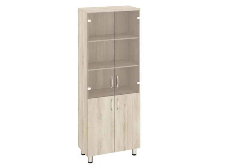 Шкаф-витрина Лидер 84.13 Дуб Кронберг_0