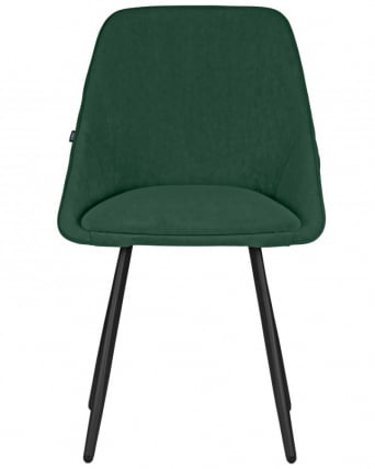 Стул обеденный DOBRIN STELLA (ЭМАЛЬ ЧЕРНЫЙ МУАР велюр Catania Izumrud)_5