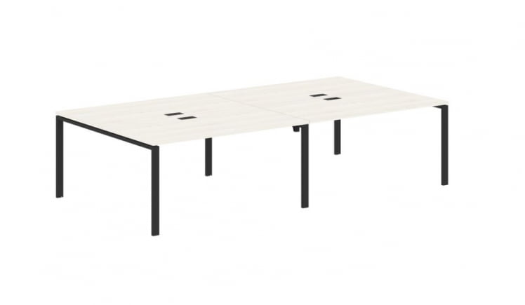 Бенч-система 4-местная EDIS EUWST 3116 Ясень Траун Черный_0