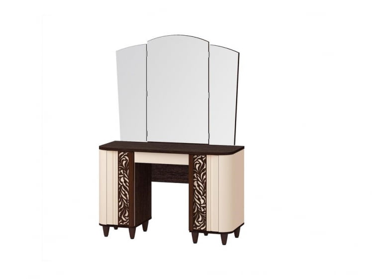 Туалетный столик Катрин 92.06 Дуб венге Белый песок Браун вуд_0