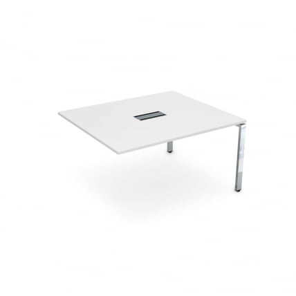 Стол системы БЭНЧ, переговорный, конечный GLOSS LINE НСПК-П.926 Белый Премиум_0