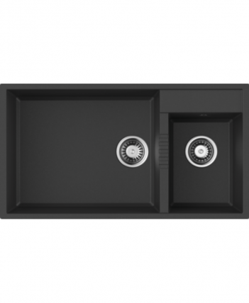 Мойка Omoikiri Tedori 85-2-U-Bl Tetogranit/Черный_0