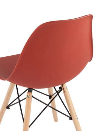 Стул Eames Style DSW терракотовый (разборный каркас)_5