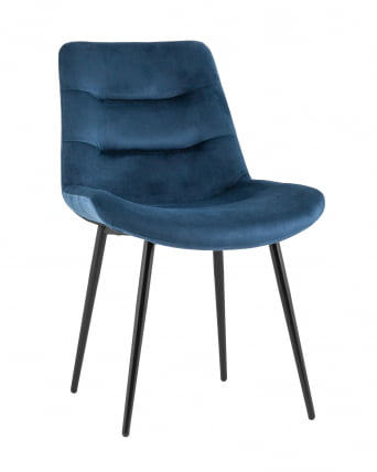 Стул Остин велюр Пыльно-синий_0