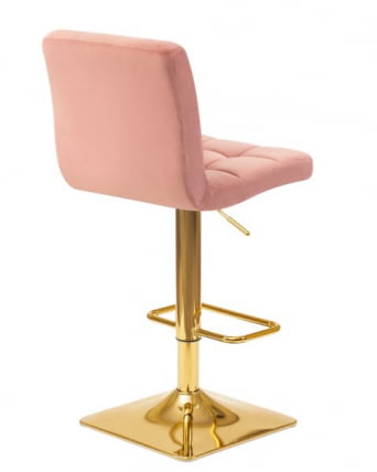 Стул барный DOBRIN GOLDIE (пудрово-розовый велюр (MJ9-32)) 2 шт_4