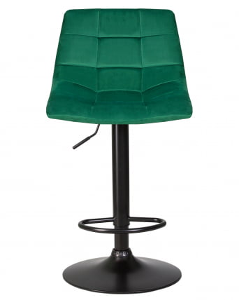 Стул барный DOBRIN TAILOR BLACK (зеленый велюр (MJ9-88))_5