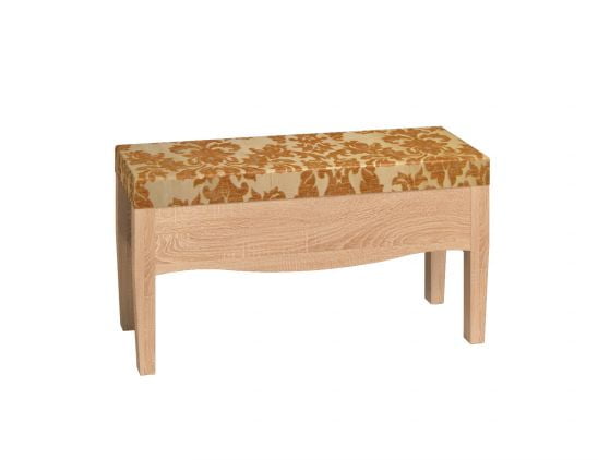 Пуф ADELE 50 Дуб Сонома/Venzel Amber (спальня)_0