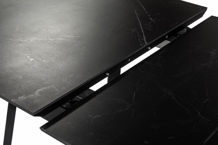 Стол Роналдо раздвиж. 120-160 Темный мрамор/Бабочка_3
