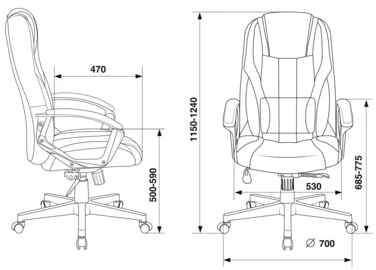 Кресло игровое Zombie 9 Red_8