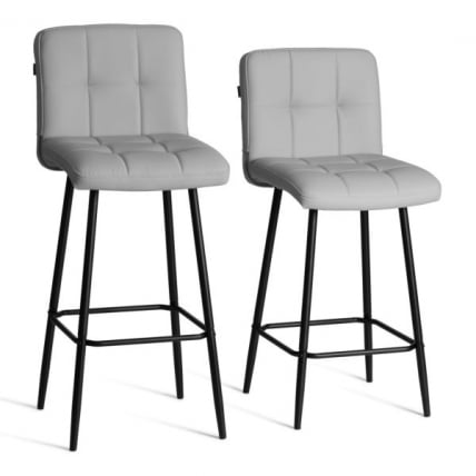 Барный стул Medeo/Медео экокожа , бежевый, 45х56х113 см_13