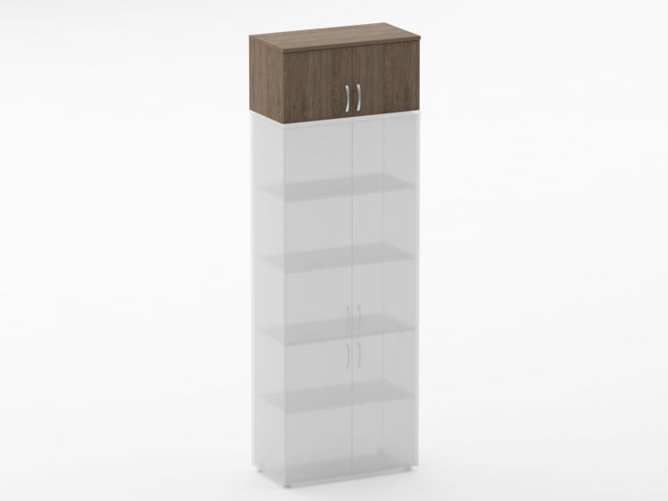 Антресоль широкая Glassy 6.04.131 Дуб Верцаска_0