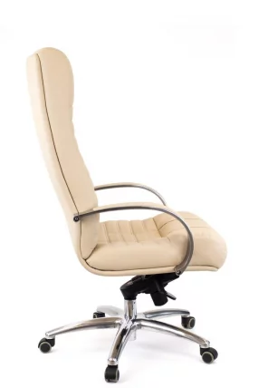 Кресло руководителя Atlant AL M кожа Бежевый_1
