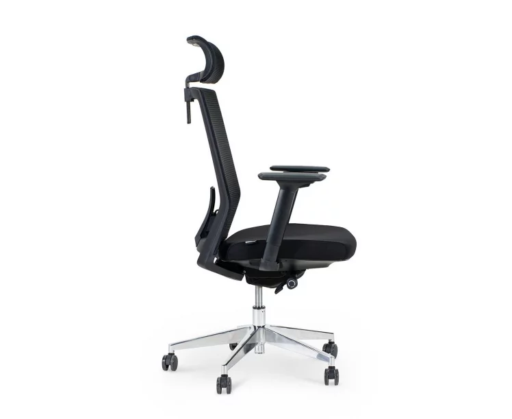 Кресло офисное Партнер aluminium Черный_2