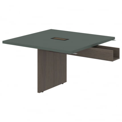 Стол для заседаний приставной VELION VFCT 1212 Нефрит Дуб Сильвер_0