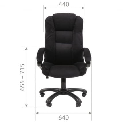 Кресло офисное CHAIRMAN HOME 600 велюр Бежевый_4