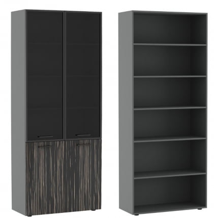 Шкаф для бумаг DALI DLI37250021 Эбен Антрацит_0