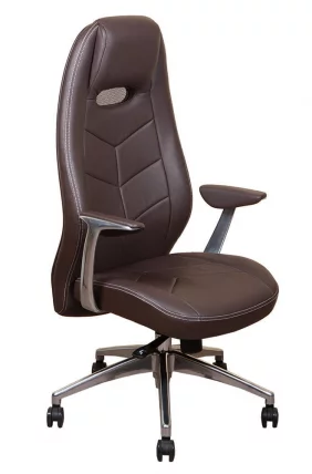 Кресло руководителя Бюрократ _Zen/Brown_0