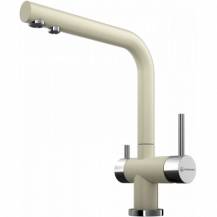 Смеситель Omoikiri Nagano-Be Латунь/Гранит/Ваниль_0