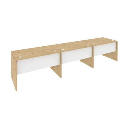 Рабочая станция ONIX O.RS-3.2.7 Тиквуд Светлый/Белый_0