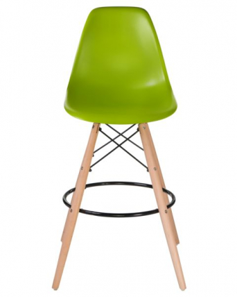 Стул барный DOBRIN DSW BAR (ножки светлый бук, цвет сиденья салатовый (G-08)) 2 шт_6