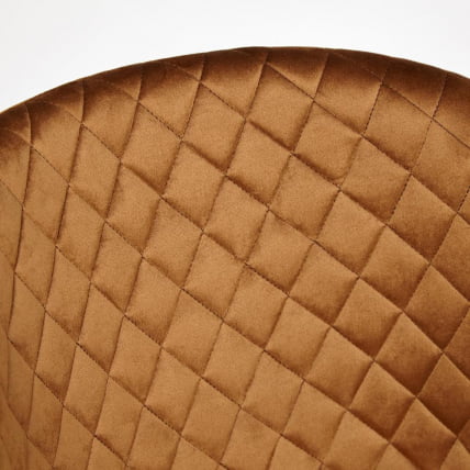 Стул QUINCY (mod. 8272) металл/ткань, 49х53х84,5 см, коричневый (G-062-61)/черный_4