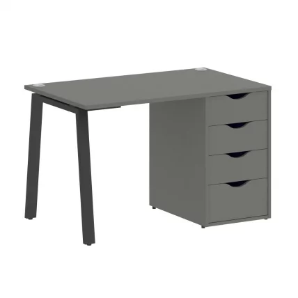 Стол письменный HOME OFFICE VR.SP-3-118.4.A Металлик/Антрацит металл_0