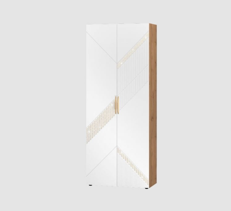 Шкаф для одежды с полками и штангой (лев/прав) Монако 403.02_0