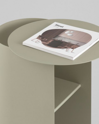 Журнальный столик Floire металл оливковый_8