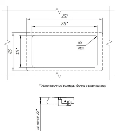 Люк для проводов с органайзером Deka Д-039_5