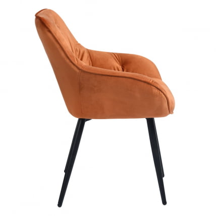 Стул Алекса велюр Терракотовый_2