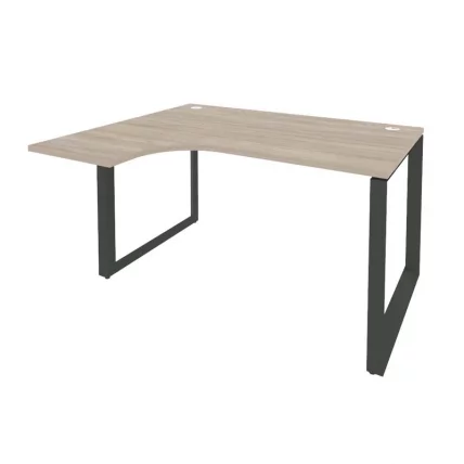 Стол эргономичный левый на О-образном м/к ONIX O.MO-SA-3L Дуб Аттик/Антрацит_0