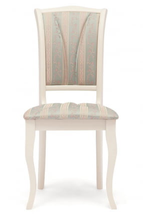 Стул Opera ( OP-SC ) дерево гевея, 45х53х97см, butter white (слоновая кость), ткань бирюзовая (H180-19)_1