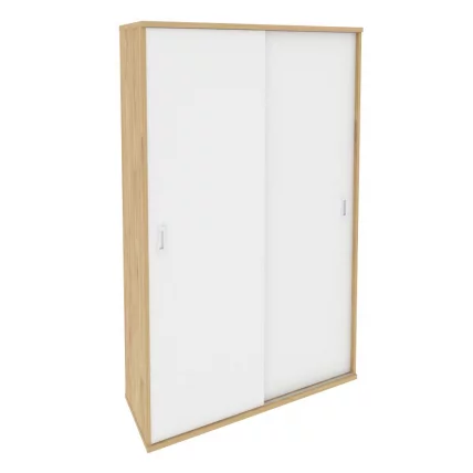 Шкаф-купе для одежды ONIX O.SHK-1.3 Тиквуд Светлый/Белый_0