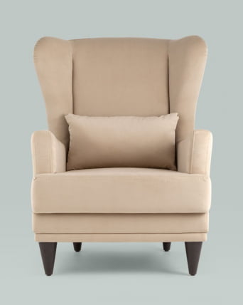 Кресло Скотт велюр Бежевый_7