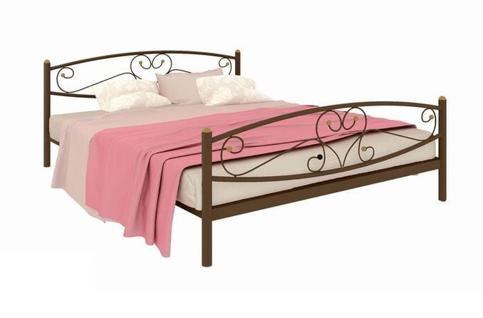 Кровать Каролина Plus 1200х1900 Коричневая_0