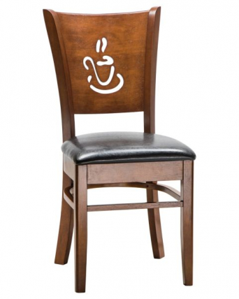 Стул обеденный DOBRIN JERRY (шоколад, черный) 2 шт_1