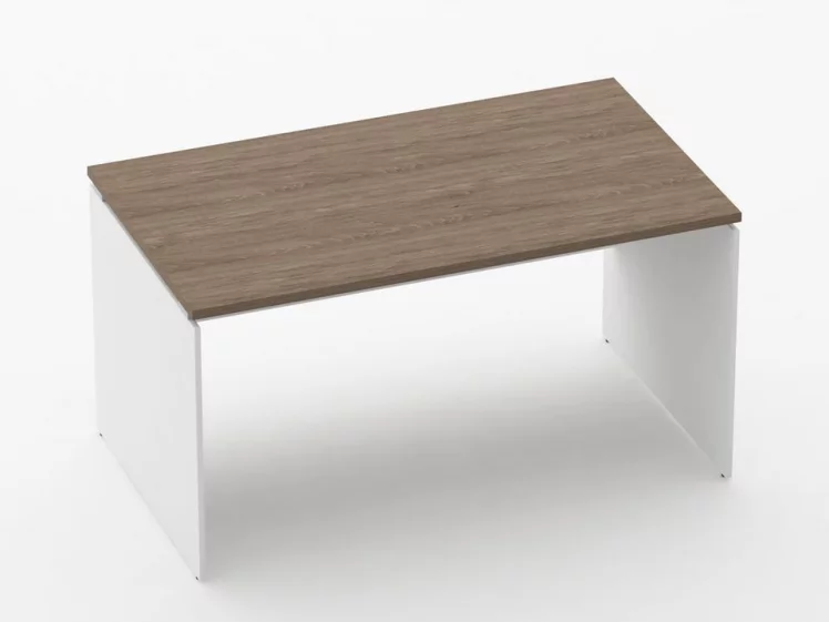 Стол прямой Deka ЛДСП каркас 75.08.14 Дуб Верцаска/Белый_0