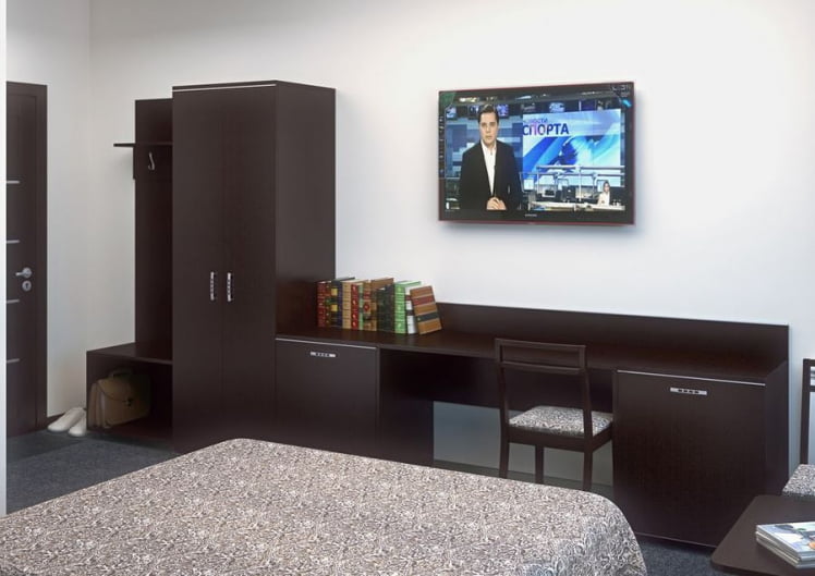 Столик туалетный с ящиком и бортиком LIGHT С-СТЯ-60 Венге Цаво_1