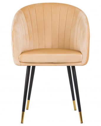Стул обеденный DOBRIN MARY Песочный велюр 1922-3_4