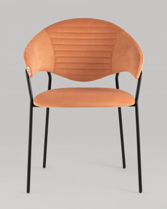 Стул Алексис велюр Оранжевый_3