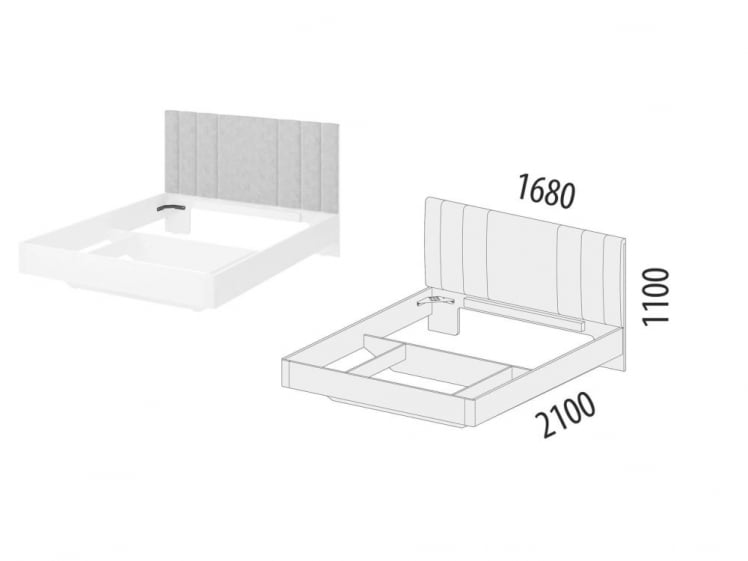 Кровать Николь 901.01_3