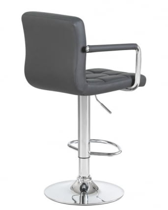 Стул барный DOBRIN KRUGER ARM (серый) 2 шт_4