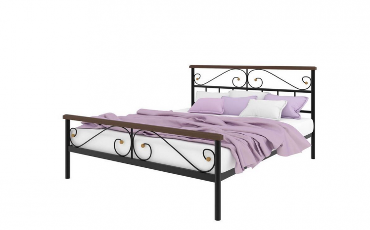 Кровать Эсмеральда plus 1600х1900 Черная_0