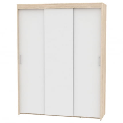 Шкаф-купе T-3-230х175х60(ДСС-Белый-8)_0